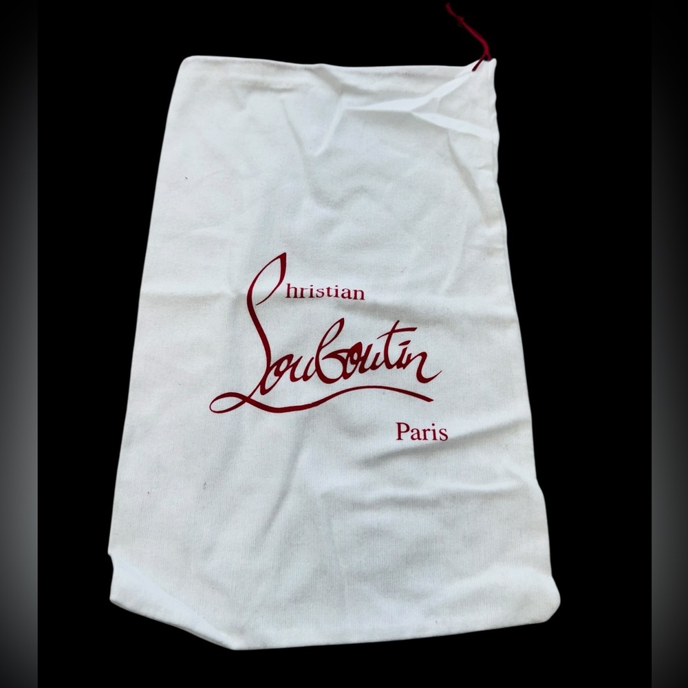 CHRISTIAN LOUBOUTIN***White LogoShoes DustBag**9”x 14 1/2
